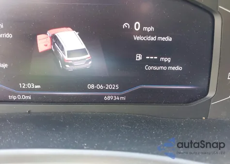 2019 Volkswagen Atlas 3.6L V6 Sel z USA, uszkodzony, nr VIN 1V2ER2CA9KC570476